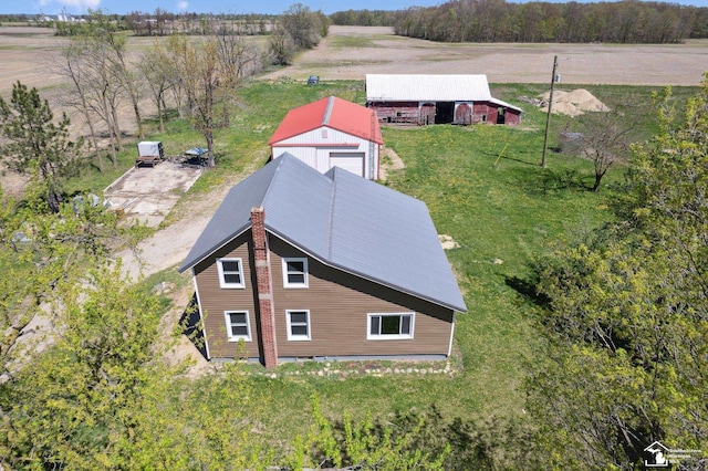 13280 Burt Rd, Pittsford, MI 49271 - drone / aerial view with a rural view