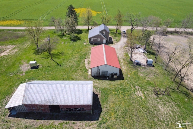 13280 Burt Rd, Pittsford, MI 49271 - drone / aerial view with a rural view