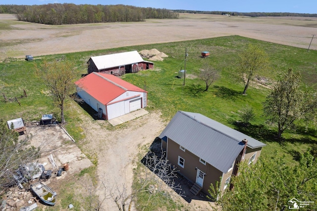 13280 Burt Rd, Pittsford, MI 49271 - aerial view with a rural view