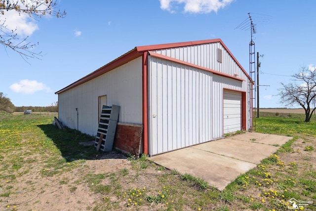 13280 Burt Rd, Pittsford, MI 49271 - view of detached garage