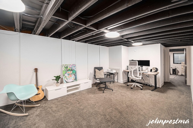 interior space with carpet