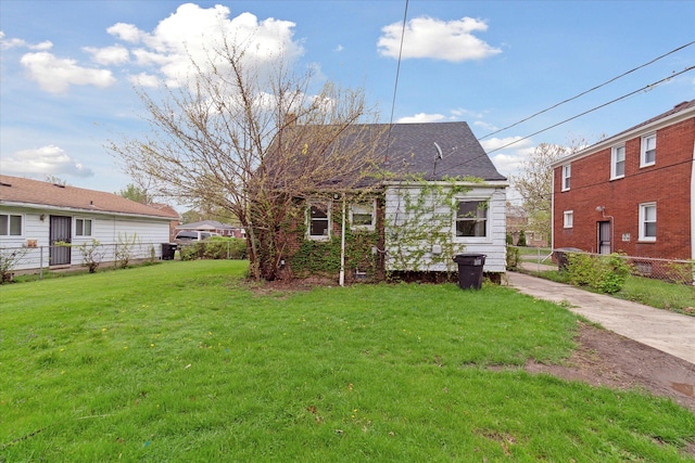 view of back of property
