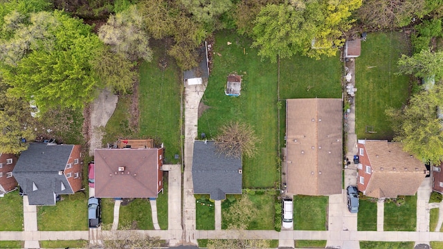 aerial view of property's location featuring nearby suburban area