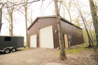 55535 Woody Ln, South Lyon, MI 48178 - view of detached garage