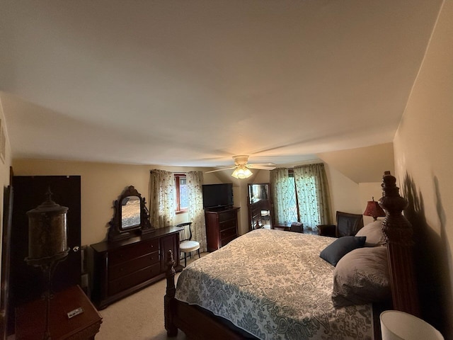 55535 Woody Ln, South Lyon, MI 48178 - bedroom with light colored carpet and ceiling fan