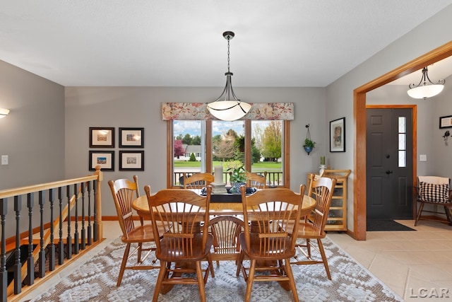 3136 Planeview Dr, Adrian, MI 49221 - dining area with light tile patterned floors