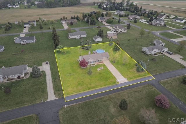 3136 Planeview Dr, Adrian, MI 49221 - aerial view with a residential view