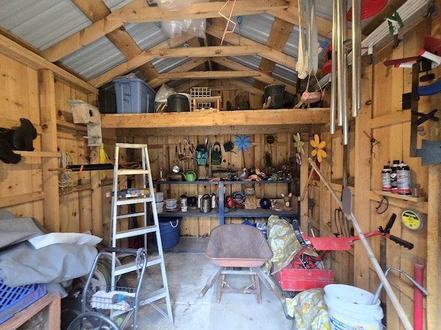 view of storage