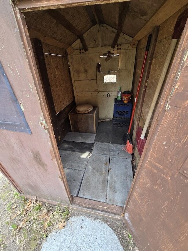 view of storage room