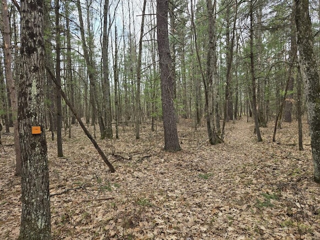 view of landscape with a view of trees