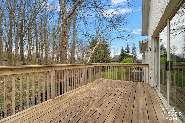 2630 Reeds Lake Ct SE, Grand Rapids, MI 49506 - view of wooden deck