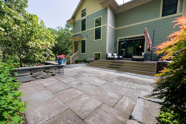 1614 Cambridge Rd, Ann Arbor, MI 48104 - view of patio with a deck
