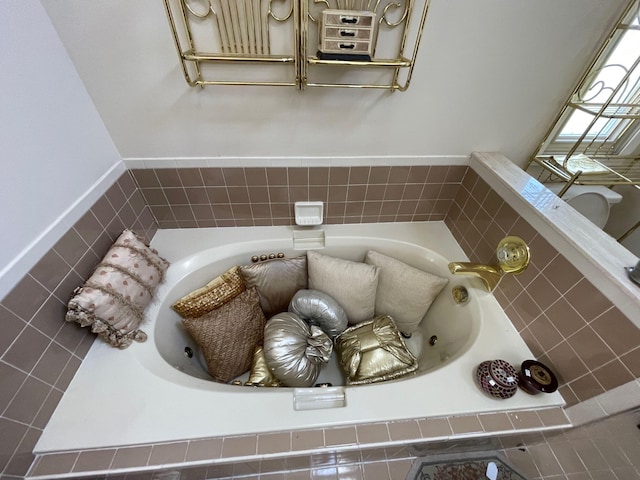 room details with a bathtub