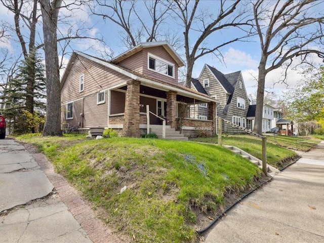 bungalow-style house with a porch