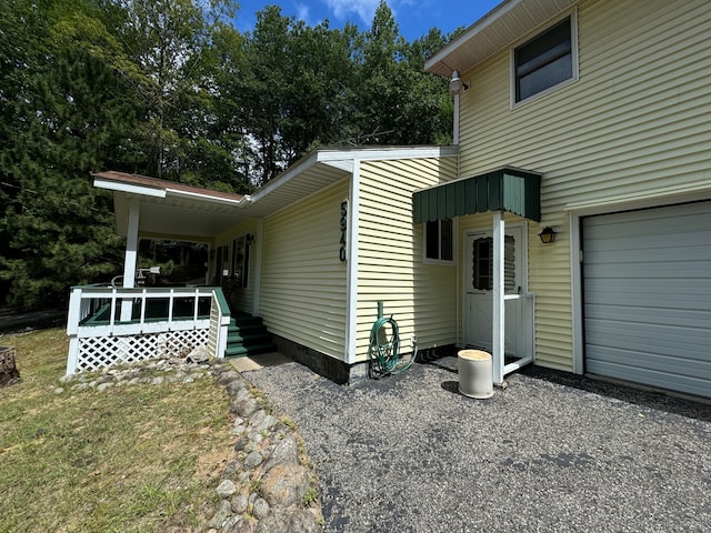 5940 Oak Rd, Rose City, MI 48654 - view of home's exterior with crawl space