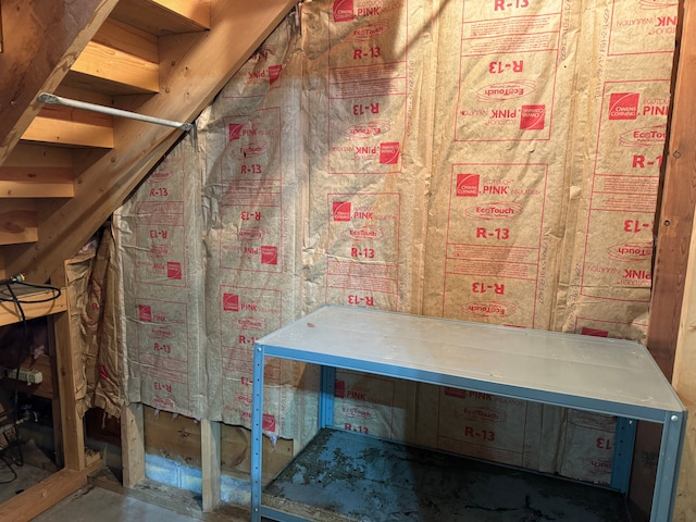 5940 Oak Rd, Rose City, MI 48654 - view of unfinished attic
