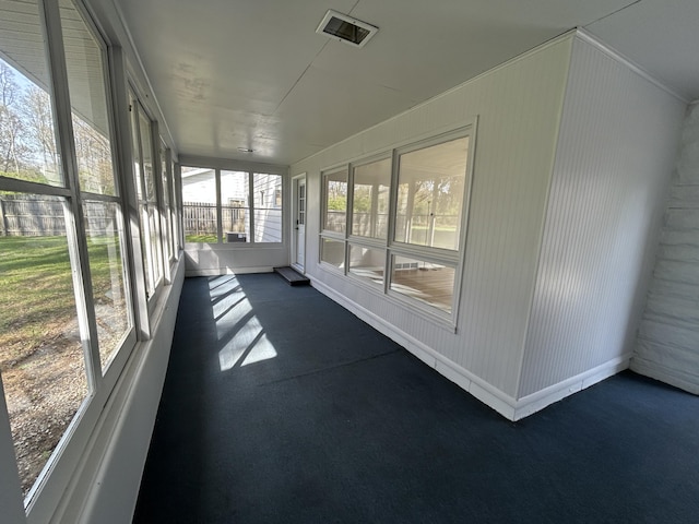 6735 Bayview Dr, Coloma, MI 49038 - unfurnished sunroom with carpet