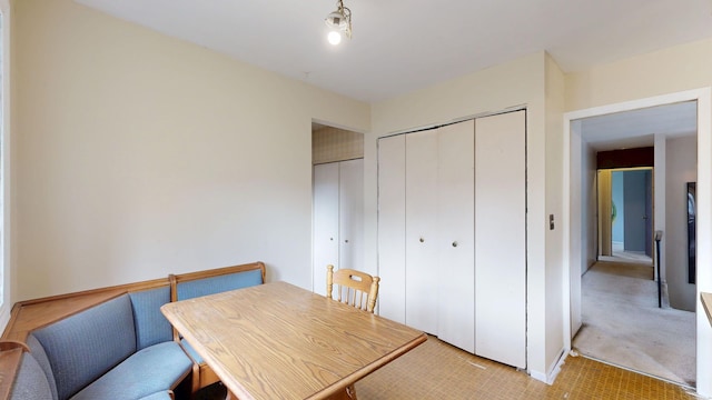 dining area with baseboards