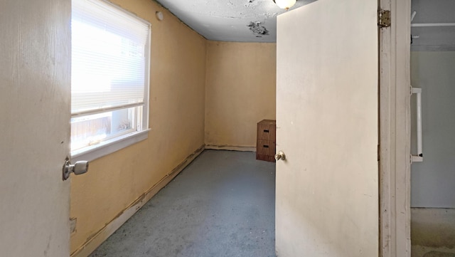interior space with concrete flooring and a healthy amount of sunlight