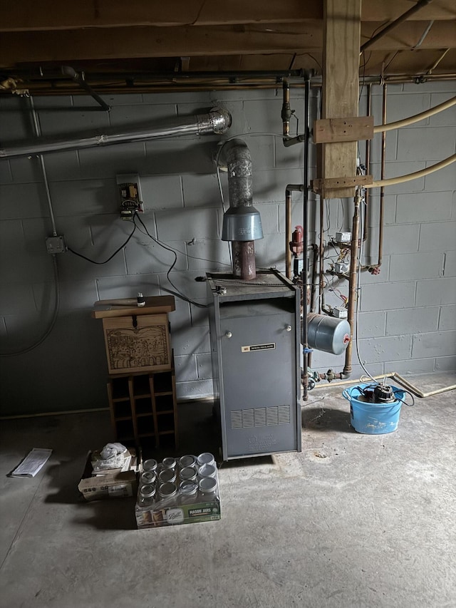 view of utility room