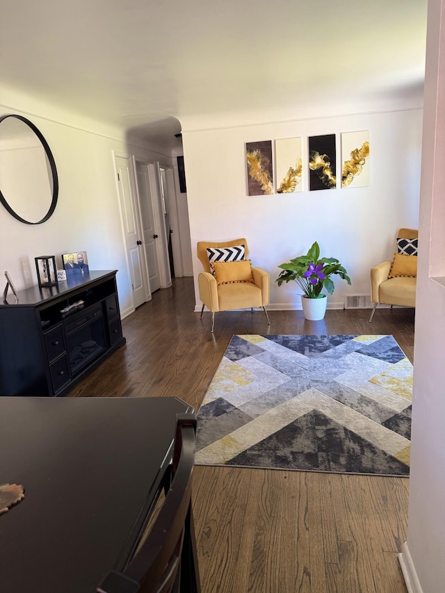 25296 Ronald St, Roseville, MI 48066 - living room with wood finished floors