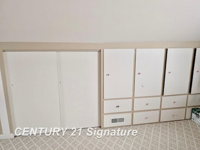 closet with visible vents