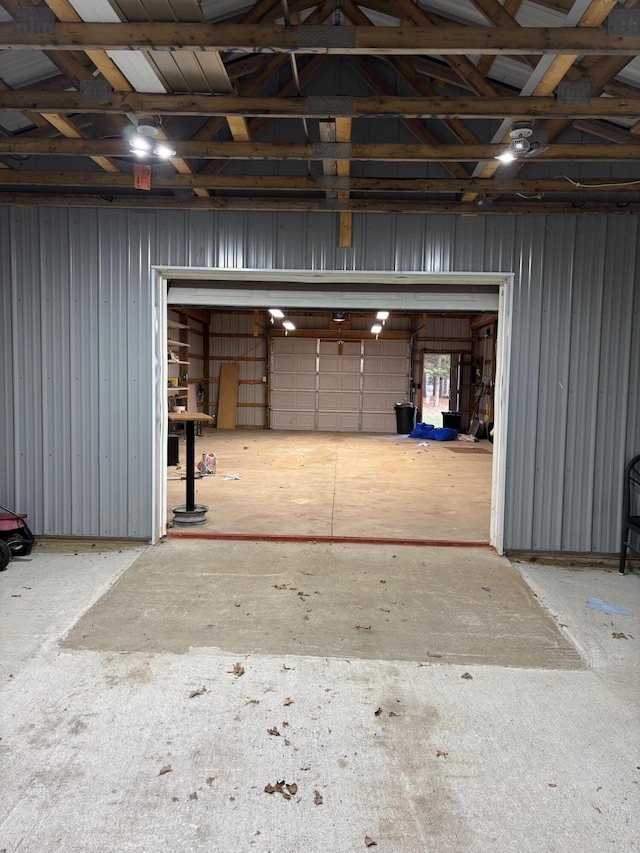 3799 Maple Dr, Wellston, MI 49689 - view of garage