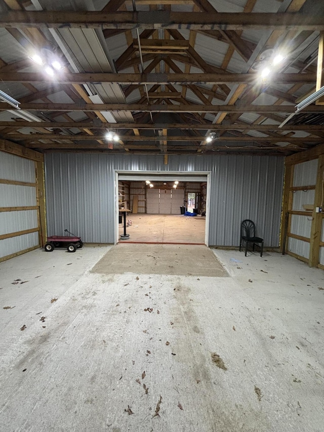 3799 Maple Dr, Wellston, MI 49689 - view of garage