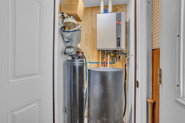 1704 Little Dr, Horton, MI 49246 - utility room with water heater