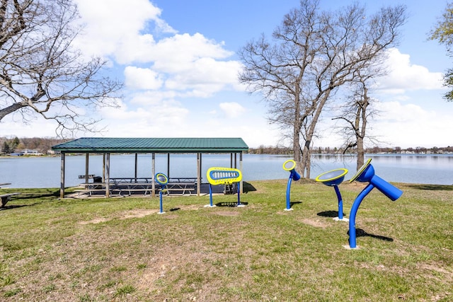 1704 Little Dr, Horton, MI 49246 - surrounding community featuring a water view and a yard