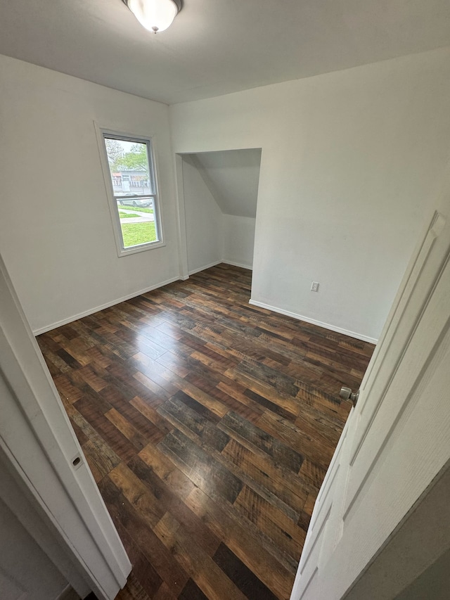 6209 Oldtown St, Detroit, MI 48224 - interior space featuring baseboards and dark wood-style floors