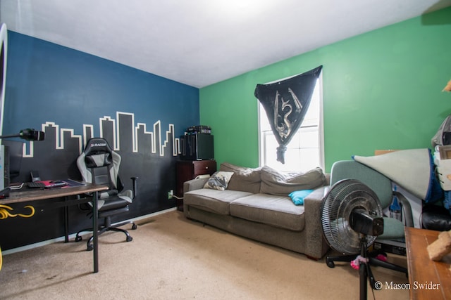 office with carpet
