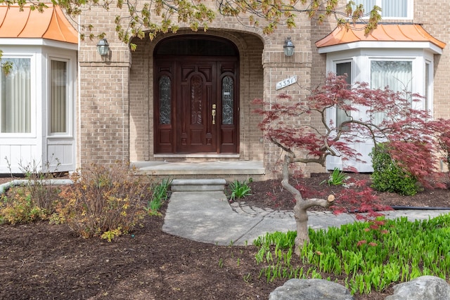 3351 Muerknoll Dr, Troy, MI 48084 - entrance to property featuring brick siding