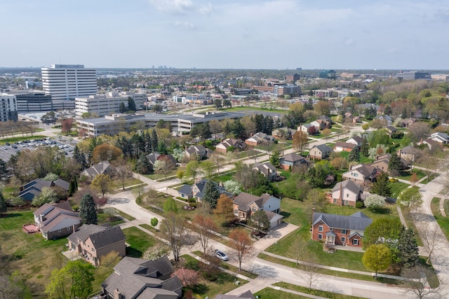 3351 Muerknoll Dr, Troy, MI 48084 - aerial view featuring a residential view and a city view