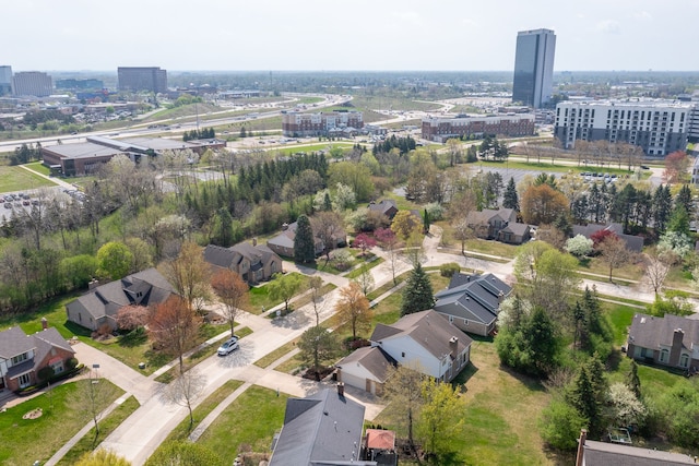 3351 Muerknoll Dr, Troy, MI 48084 - drone / aerial view featuring a city view