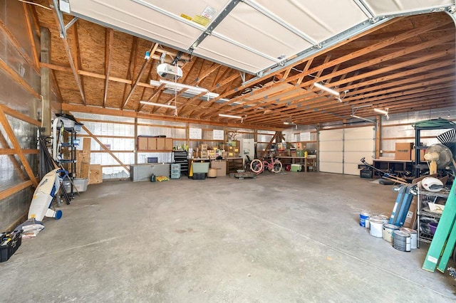 19117 Beaver Dam Rd, Galien, MI 49113 - garage with a garage door opener