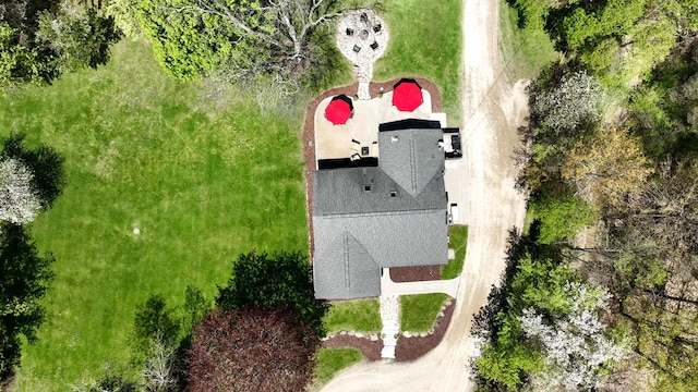 1205 Mckail Rd, Leonard, MI 48367 - view from above of property