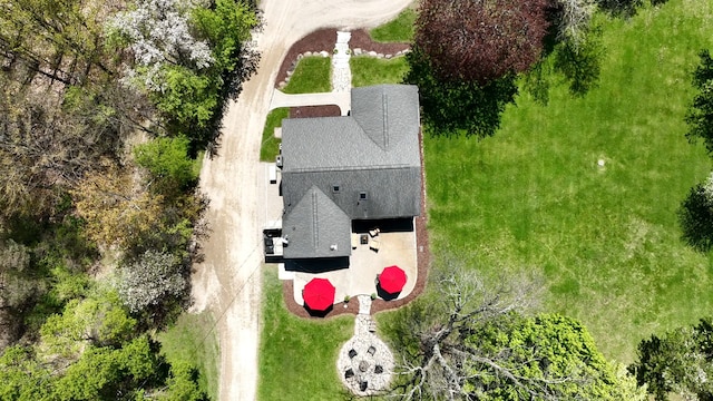 1205 Mckail Rd, Leonard, MI 48367 - aerial view of property and surrounding area