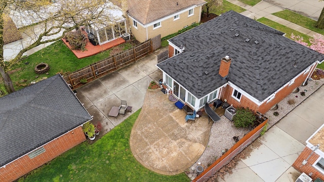aerial view