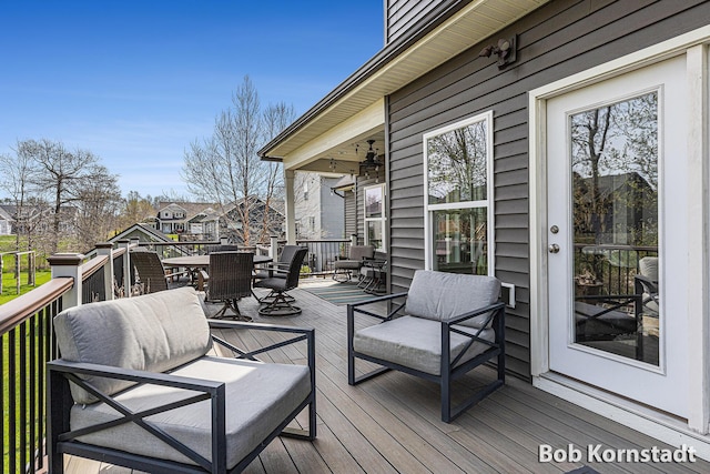 3779 Mesa Verde Dr, Hudsonville, MI 49426 - wooden deck featuring outdoor dining space
