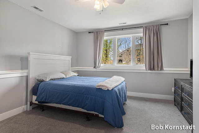3779 Mesa Verde Dr, Hudsonville, MI 49426 - bedroom with baseboards, carpet flooring, and visible vents
