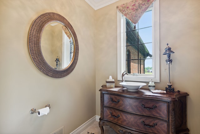 11599 Erins Way, Romeo, MI 48065 - detailed view of a sink and baseboards