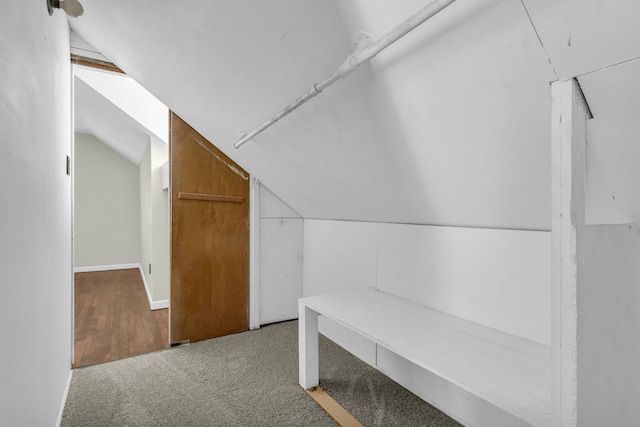 19950 Gilchrist St, Detroit, MI 48235 - interior space featuring carpet flooring and lofted ceiling