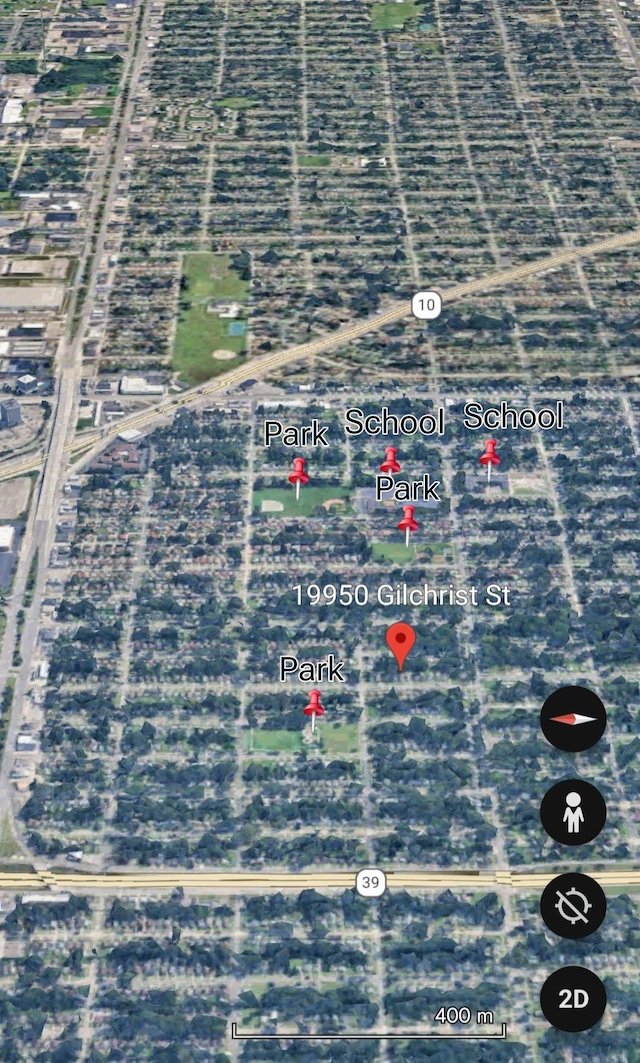 19950 Gilchrist St, Detroit, MI 48235 - map location