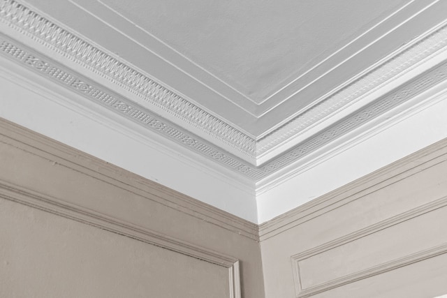 detailed view of crown molding