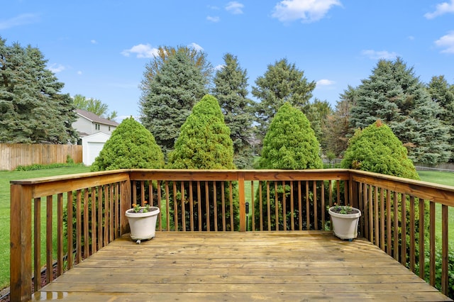 2796 Eagle Harbor Ave, Portage, MI 49024 - view of wooden terrace