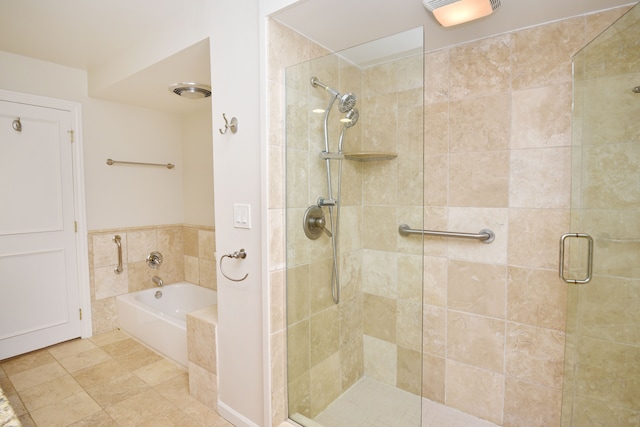 32824 Outland Trl, Bingham Farms, MI 48025 - bathroom featuring a shower stall and a garden tub