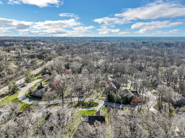 32824 Outland Trl, Bingham Farms, MI 48025 - birds eye view of property featuring a view of trees