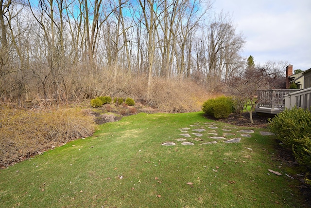 32824 Outland Trl, Bingham Farms, MI 48025 - view of yard featuring a deck