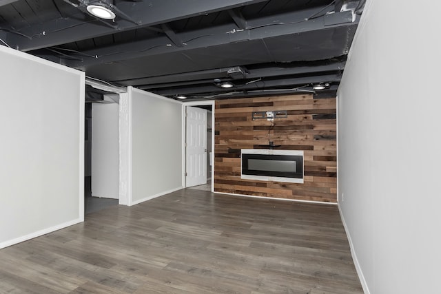 16516 Collingham Dr, Detroit, MI 48205 - finished below grade area featuring baseboards and wood finished floors